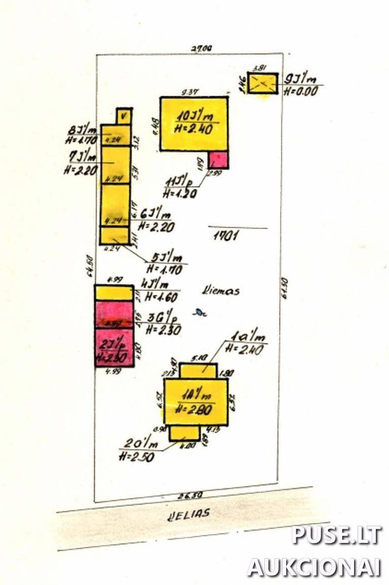 Gyvenamas namas Pastatai Draugystės g. 26, 65263 Rakai, Kaniavos sen., Varėnos r. sav. 3