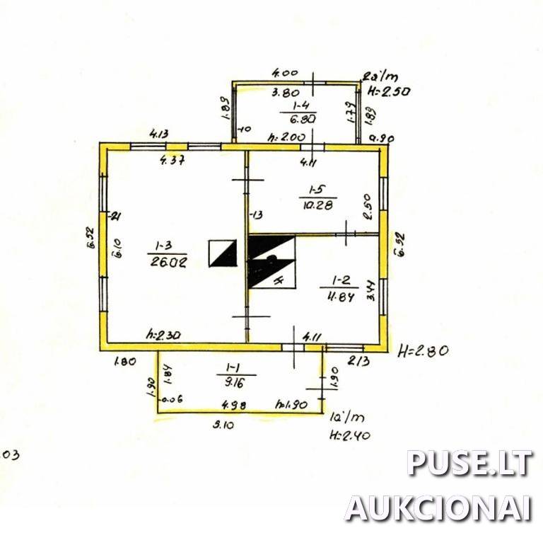 Gyvenamas namas Pastatai Draugystės g. 26, 65263 Rakai, Kaniavos sen., Varėnos r. sav. 11