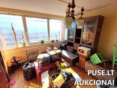Mažas butas Rokiškyje, Taikos g. 21, 7100 EUR pradinė kaina Turto banko aukcione