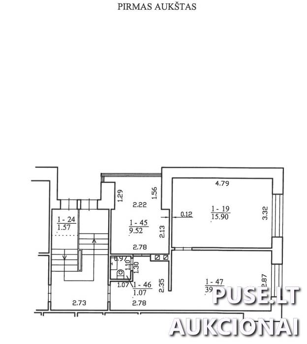 Patalpos Patalpos/Butai Rasytės g. 10A, 48123 Kaunas, Kauno m. sav. 5