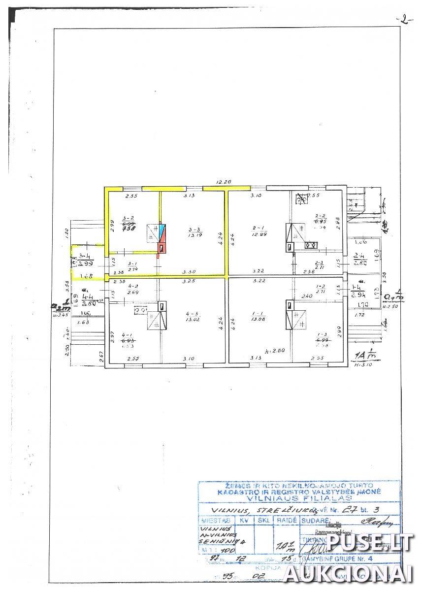 Butas Patalpos/Butai Strielčiukų g. 27, 11119 Vilnius, Vilniaus m. sav. 1