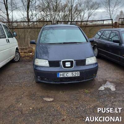 SEAT ALHAMBRA automobilis 2005 m. - pakartotinis aukcionas nuo 350 EUR