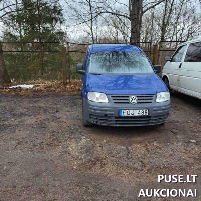 Krovininis automobilis VW CADDY 2008 m. aukcionas nuo 300 EUR