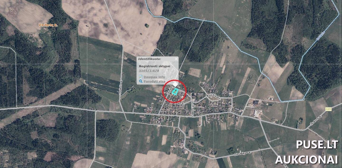 Žemės sklypas Sklypai Liepos g. 3, 96304 Žadeikiai, Endriejavo sen., Klaipėdos r. sav. 1