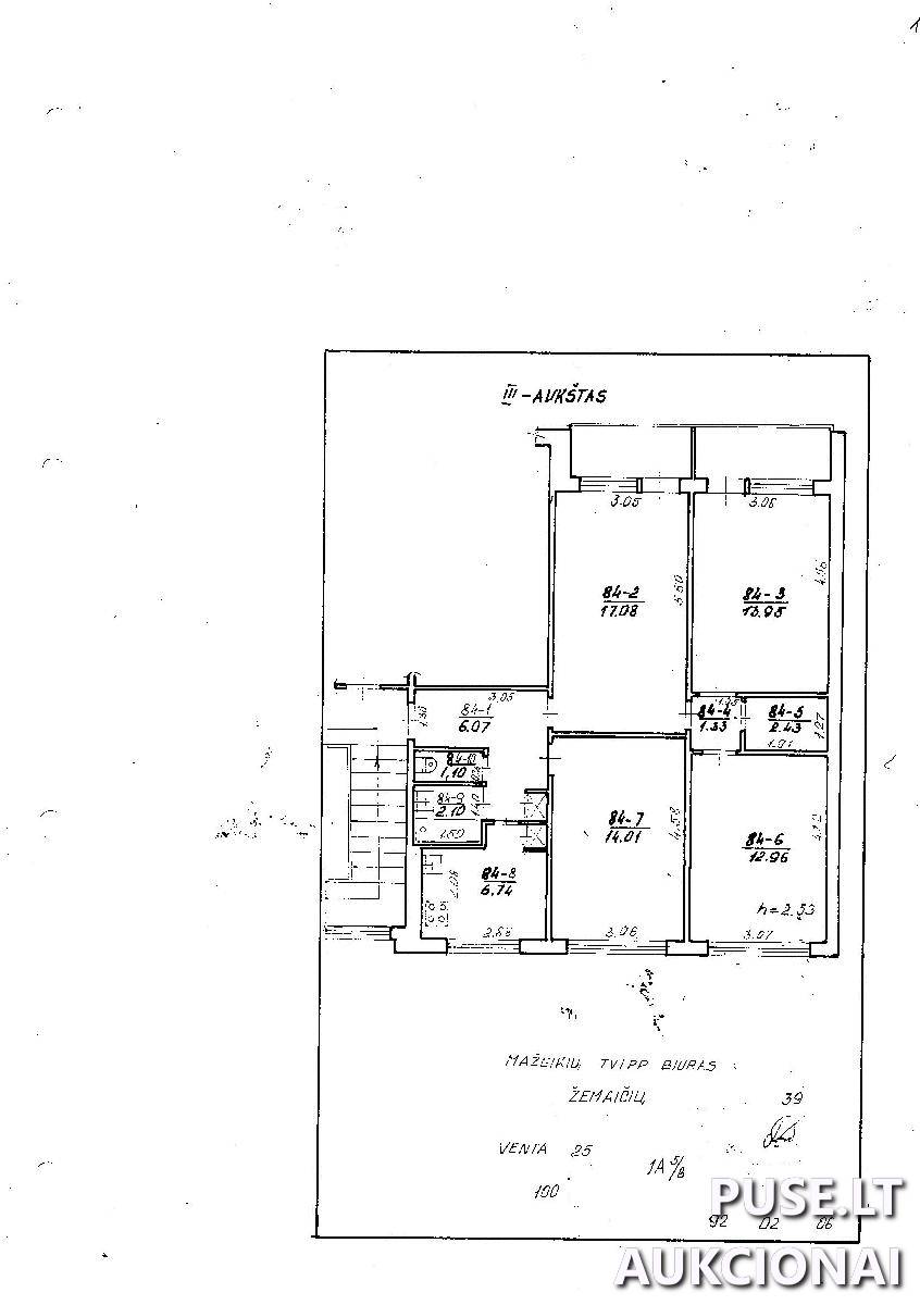Butas Patalpos/Butai Žemaičių g. 39, 85318 Venta, Ventos sen., Akmenės r. sav. 1