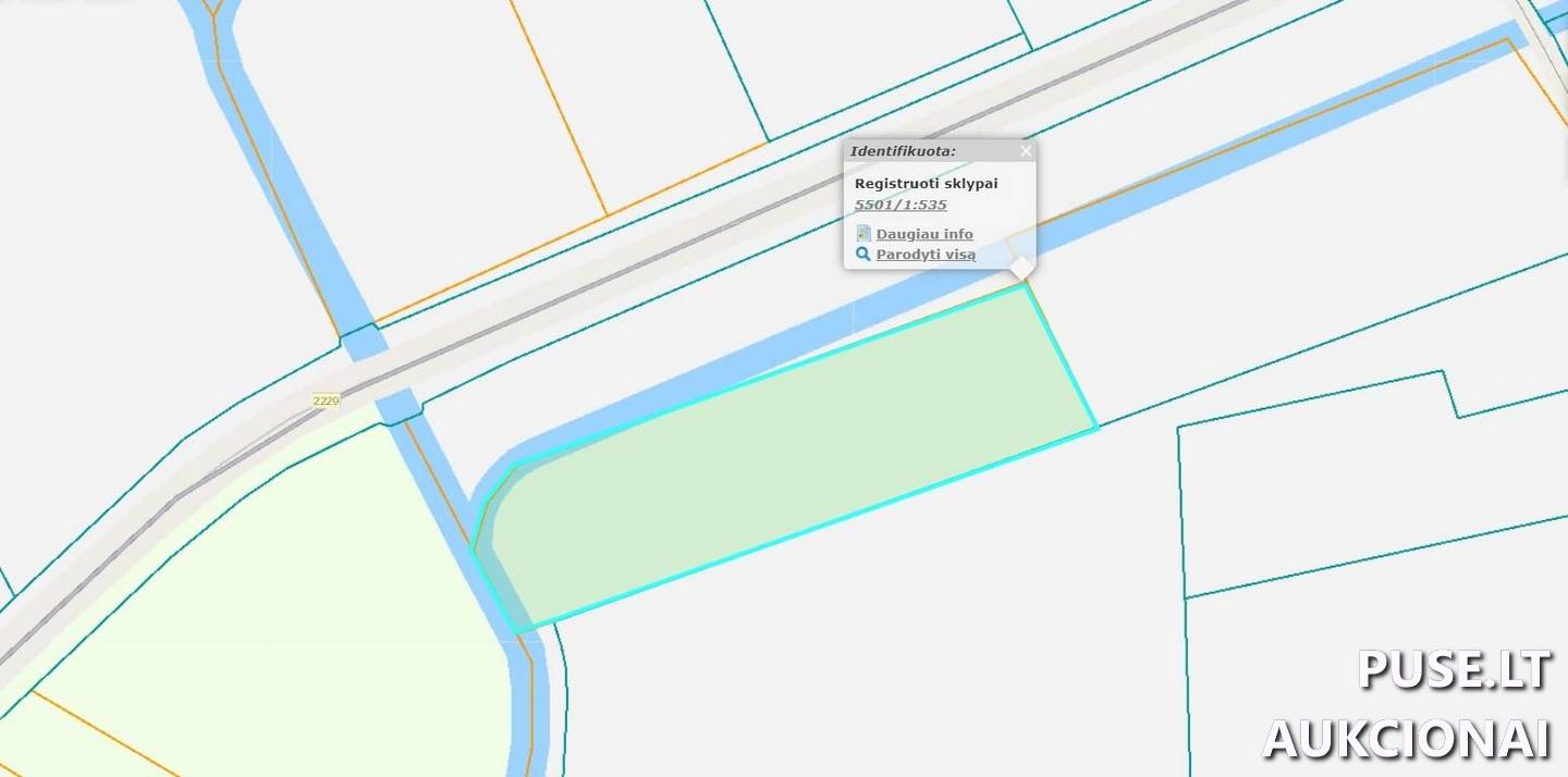 Žemės sklypas Sklypai Žvaginiai, Endriejavo sen., Klaipėdos r. sav. 2