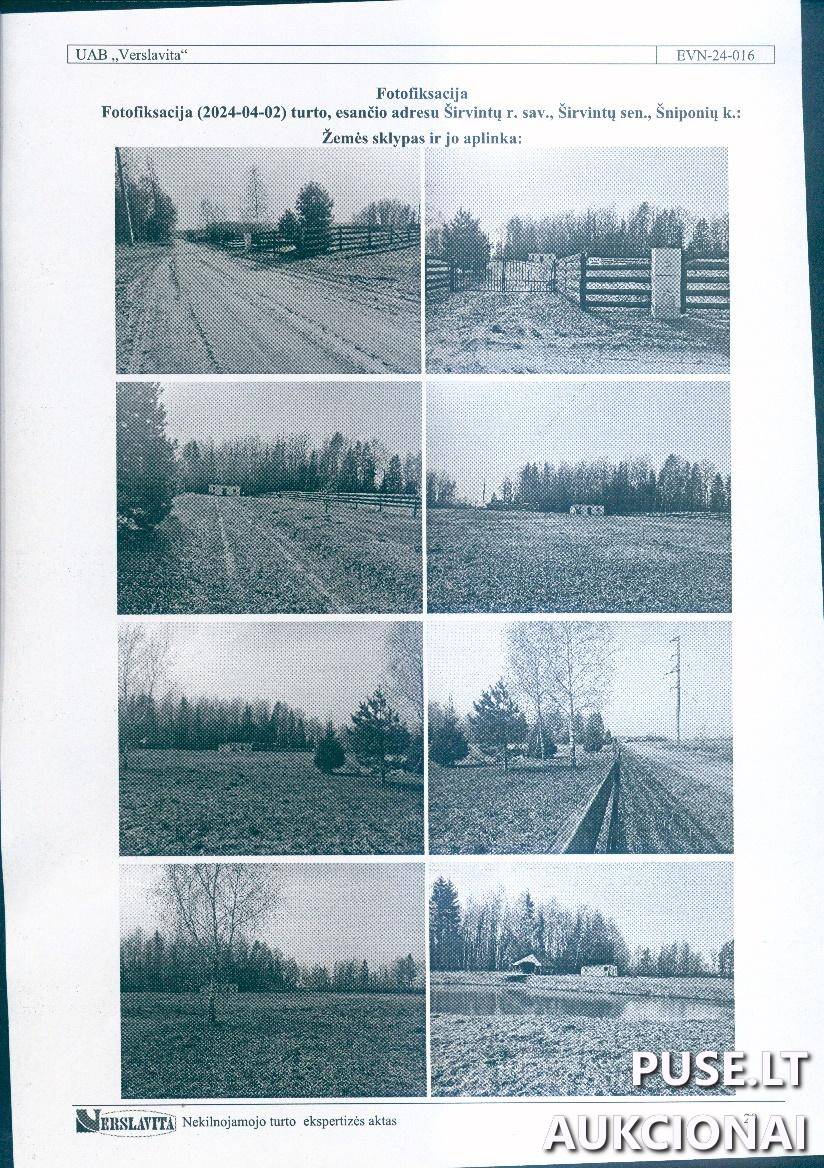 Žemės sklypas Sklypai Šniponys, Širvintų sen., Širvintų r. sav. 1