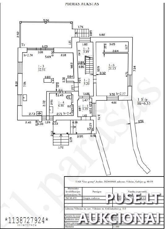 Žemės sklypas Sklypai Grūšiakalnio g. 113, 08453 Vilnius, Vilniaus m. sav. 8