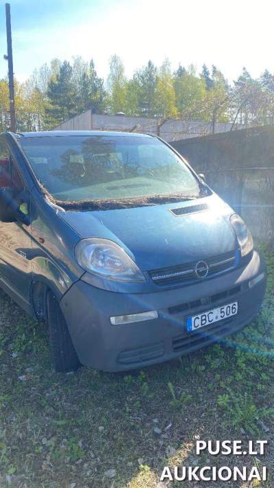 Parduodamas Opel Vivaro 2006 m. automobilis Vilniuje aukcione Dėl Būklės - 500 EUR