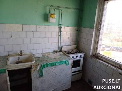 32.70 kv. m butas Ukmergėje, Deltuvos g. su rūsiu, pradinė kaina 22950 EUR