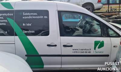 Lengvasis automobilis VW Caddy 2012 m. Vilniuje parduodamas už 1920 EUR aukcione