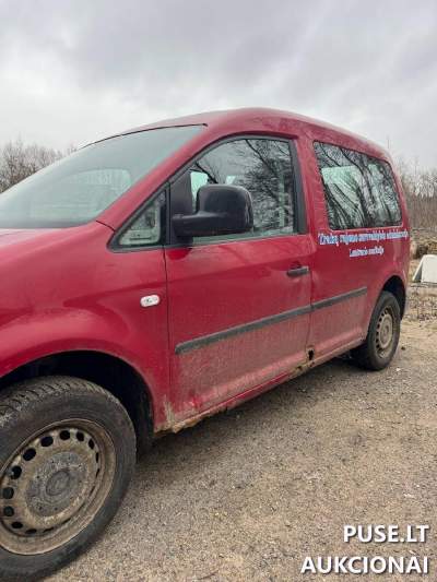 Lengvasis automobilis VW Caddy 2007 m. Trakuose, pradinė kaina 550 EUR