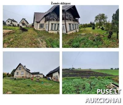 Parduodamas 1/1 žemės sklypas Kalvarijos savivaldybėje, Santakos kaime, pradinė kaina 29600 EUR