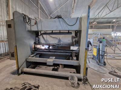 Lakštų lenkimo staklės Warcom Unica 30-100 Alytuje, pradinė kaina 20000 EUR