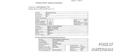Turtinės teisės 3/8 dalis į 48.61 kv.m butą Vilniuje, Salomėjos Nėries g. 87, pradinė kaina 31040 EUR