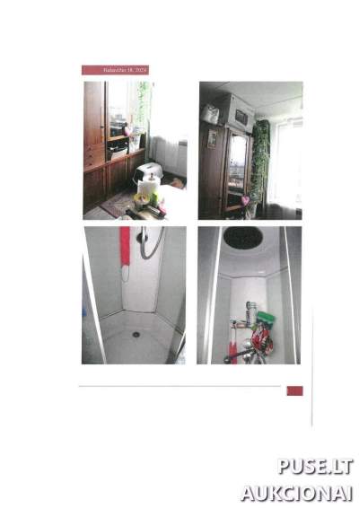 Parduodama dalis buto Elektrėnuose Rungos g. 20 už 10320 EUR pradinę kainą