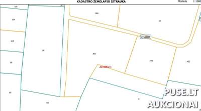 Žemės ūkio paskirties sklypas Joniškio rajone 0.63 ha, pradinė kaina 576 EUR