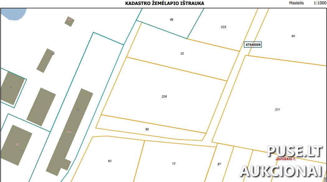 Žemės sklypas Sklypai Vakzalas, Kriukų sen., Joniškio r. sav. 1