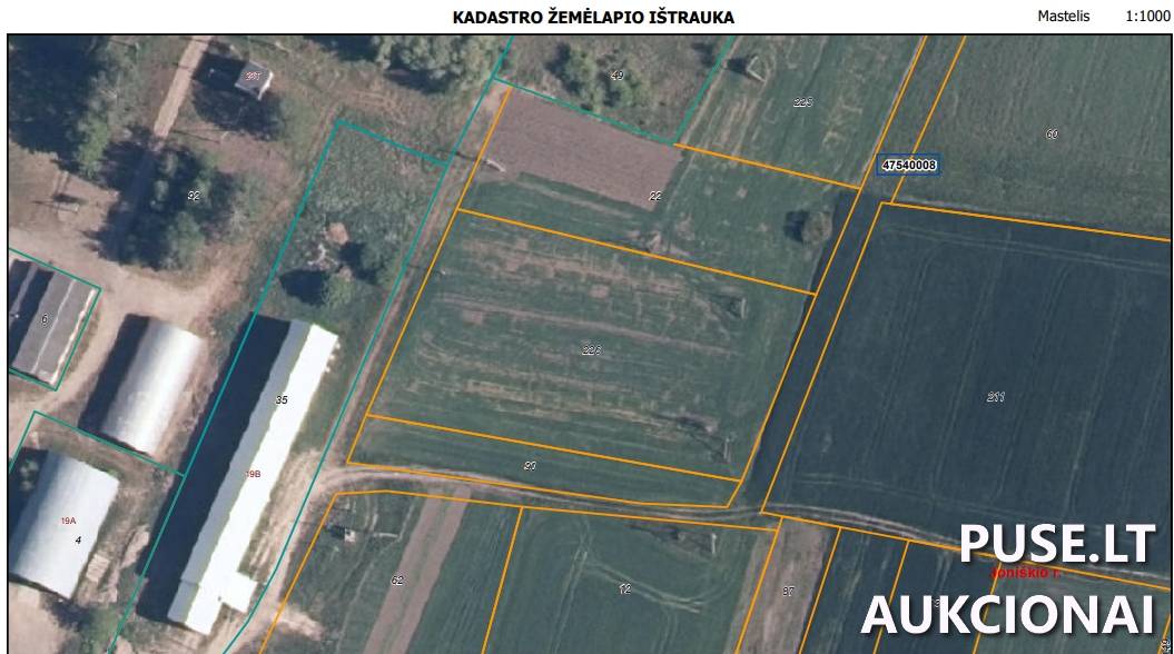 Žemės sklypas Sklypai Vakzalas, Kriukų sen., Joniškio r. sav. 2