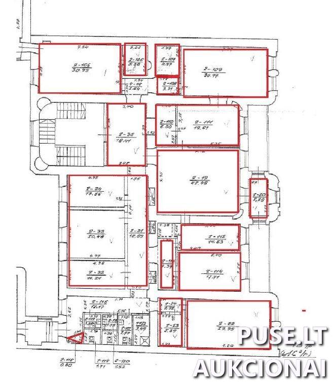 Nuomojamas turtas: Administracinės patalpos Patalpos/Butai Vilniaus g. 27, 01402 Vilnius, Vilniaus m. sav. 1