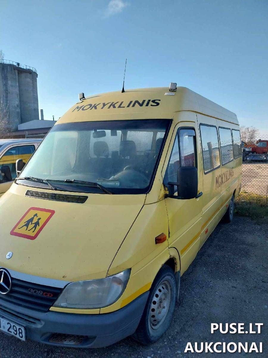 Mokyklinis autobusas Mercedes-Benz Sprinter 308 Mažas autobusas 3