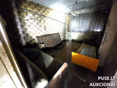 Parduodamas maža kaina 45 kv.m butas Joniškio rajone, Bružo k. 12-1, pradinė kaina 346 EUR