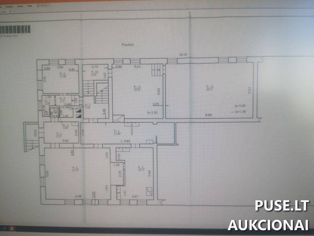 Patalpos Patalpos/Butai Vydūno al. 10, 54229 Vilkija, Vilkijos sen., Kauno r. sav. 8