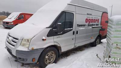 Krovininis mikroautobusas Ford Transit 2006 pilkos spalvos parduodamas aukcione už 617 EUR