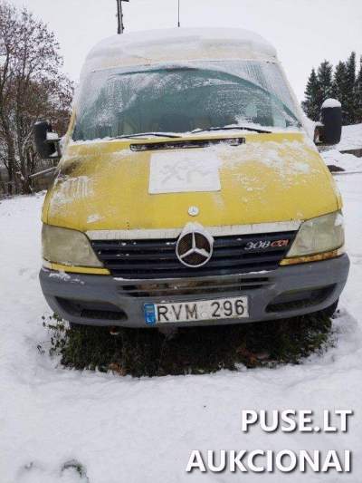 Mokyklinis autobusas Mercedes Benz Sprinter 308 2001 m. Tauragės rajone, pradedant nuo 1260 EUR