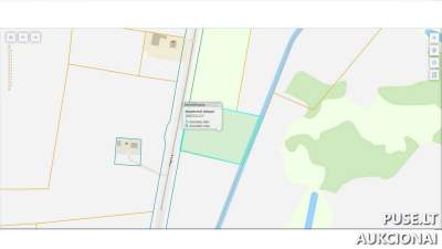 0.45 ha Žemės ūkio paskirties sklypas Raseinių r. sav., Vosiliškio k. su pradine kaina 1104 EUR – Antstolių varžytynės