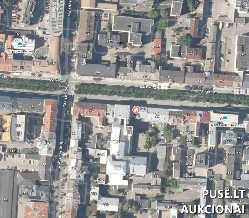 Ateljė Patalpos/Butai Laisvės al. 69, 44304 Kaunas, Kauno m. sav. 13