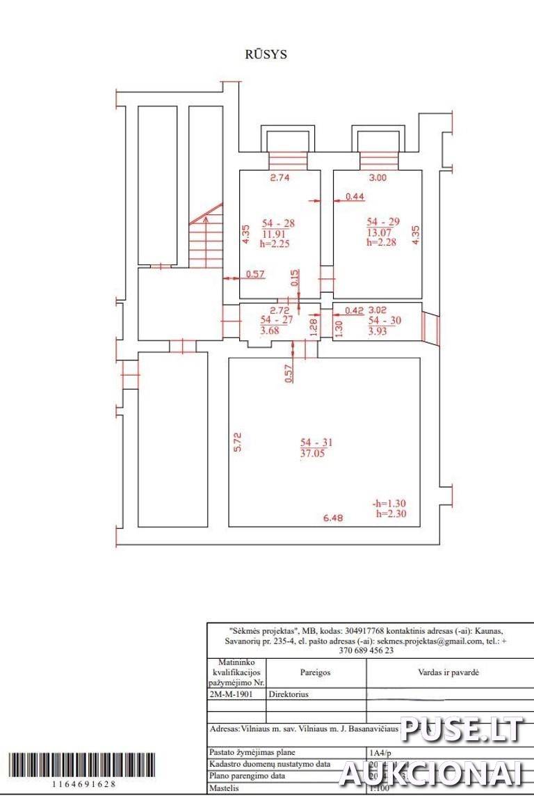 Administracinės patalpos Patalpos/Butai J. Basanavičiaus g. 30A, 03224 Vilnius, Vilniaus m. sav. 1