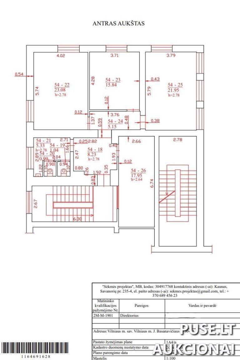 Administracinės patalpos Patalpos/Butai J. Basanavičiaus g. 30A, 03224 Vilnius, Vilniaus m. sav. 7