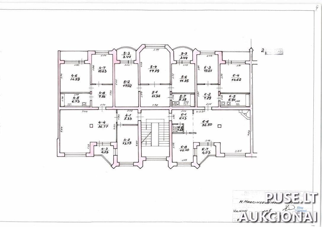 Butas Patalpos/Butai M. Marcinkevičiaus g. 19, 08433 Vilnius, Vilniaus m. sav. 16