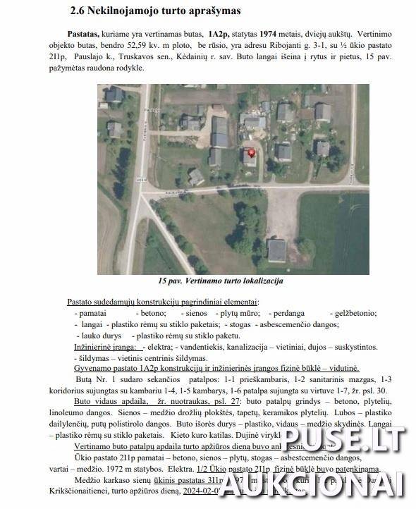 Ūkinis pastatas Pastatai Ribojanti g. 3, 58475 Pauslajys, Truskavos sen., Kėdainių r. sav. 1