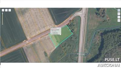 0.46 ha žemės ūkio sklypas Radviliškio r. sav. Baisogalos k. su 1816 EUR pradine kaina