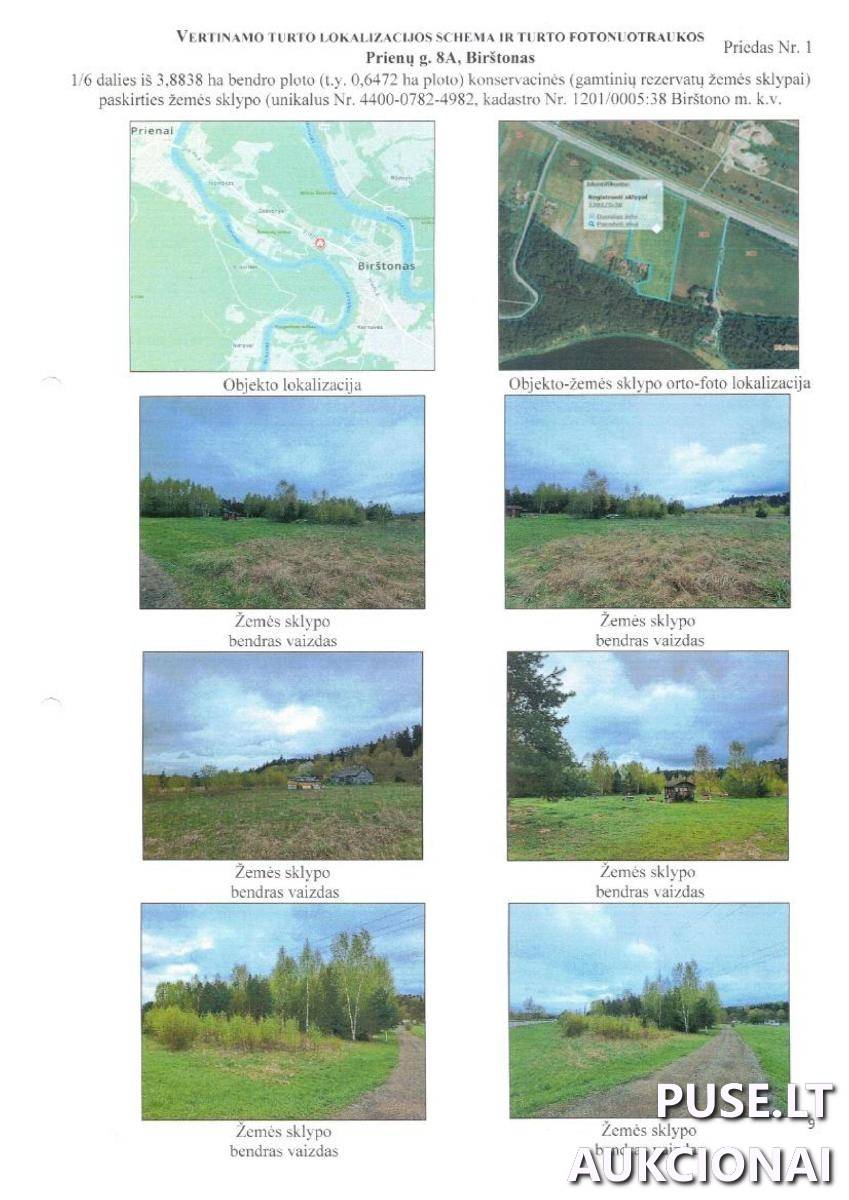 Žemės sklypas Sklypai Prienų g. 8A, 59201 Birštonas, Birštono sav. 1