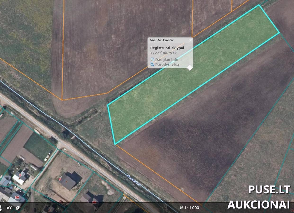 Žemės sklypas Sklypai Vilniaus g., Rudamina, Rudaminos sen., Vilniaus r. sav. 4