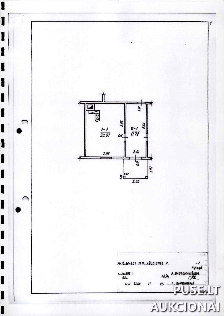 Butas Patalpos/Butai Vilniaus g. 7, 39190 Ąžuolynė, Pasvalio apylinkių sen., Pasvalio r. sav. 1