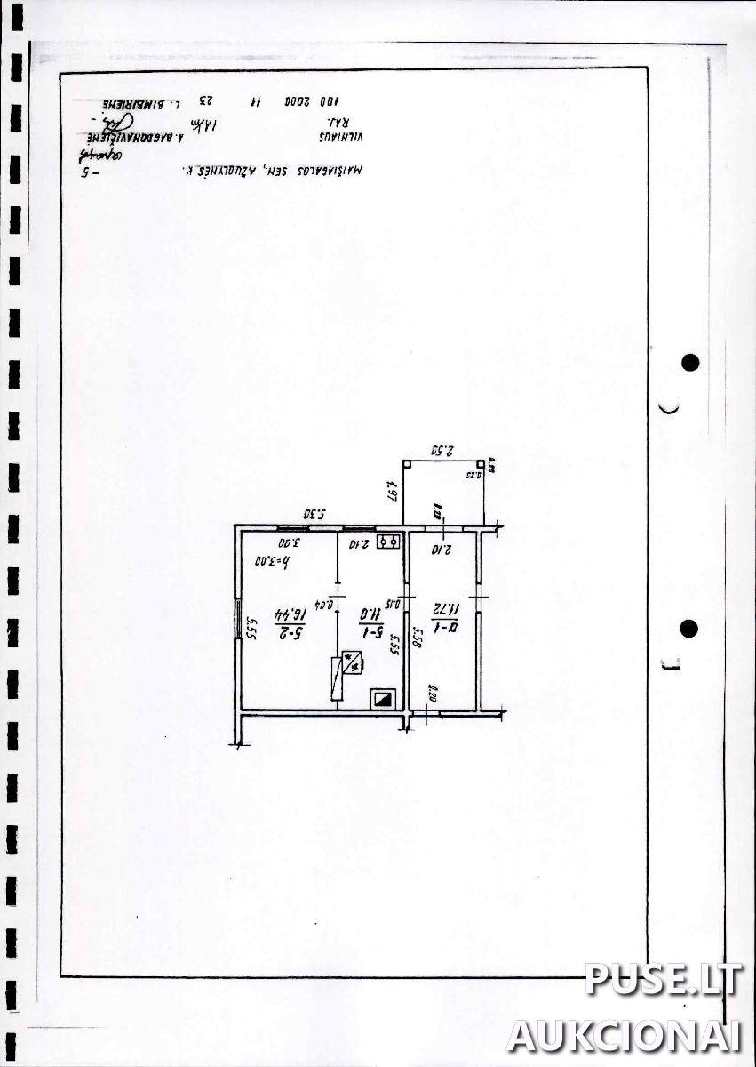 Butas Patalpos/Butai Vilniaus g. 7, 39190 Ąžuolynė, Pasvalio apylinkių sen., Pasvalio r. sav. 2