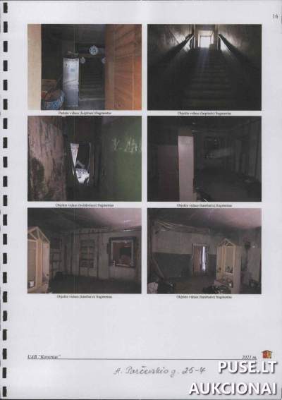 Butas Vilniaus rajone, Raudondvaryje su rūsiu 38 kv.m pradinė kaina 2700 EUR