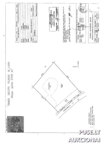 Parduodamas žemės sklypas Raseinių r. sav. Viduklės mstl. 0.27 ha už 2528 EUR