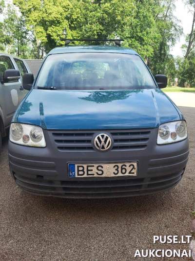 Lengvasis automobilis VW CADDY 2005m Dyzelis 450 EUR pradinė kaina - Joniškio r.