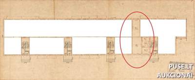 2 kambarių 44.17 kv.m butas Vilniuje, Minties g. 24, pradinė kaina 13600 EUR