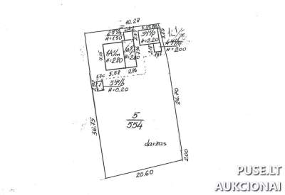 Gyvenamasis namas Druskininkų savivaldybėje, Leipalingio miestelyje, 50.76 kv.m, pradinė kaina 4050 EUR