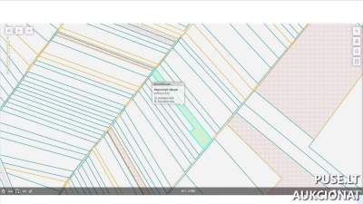 Parduodama 1/6 dalis žemės ūkio sklypo Pasvalio rajone, Girsūdų kaime, pradinė 446 EUR kaina