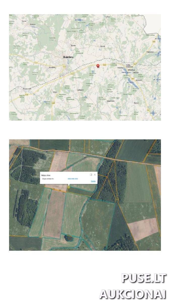 Žemės sklypas Sklypai Rokiškio g., Gindviliai, Obelių sen., Rokiškio r. sav. 1