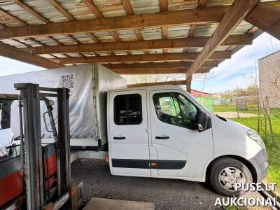 Krovininis automobilis RENAULT MASTER aukcionas 4000 EUR