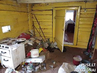 Parduodamas gyvenamasis namas Alytaus rajone, Pievagalių kaime, su 0.3000 ha sklypu, pradinė kaina 1191 EUR