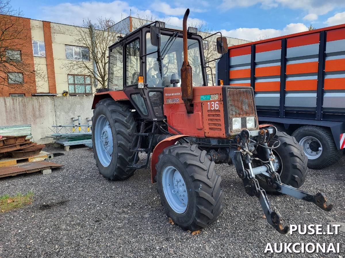 Belarus-820 MTZ-82 traktorius Traktoriai, savaeigės mašinos, priekabos, puspriekabės 3